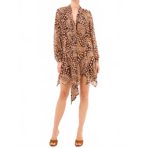 NEW MISA LOS ANGELES cindy mini dress in daisy paisley